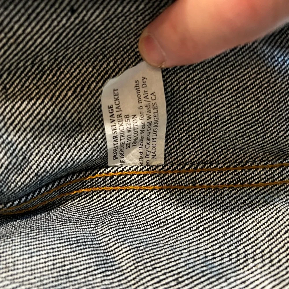 Ironside 16.5oz Sensei Japan Selvage Denim Jacket with Contrast Stitching - Picture 6 of 14